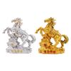 Resin Chinese 2026 Year of Horse Ornament Blessing Souvenir Feng Shui Horse Year Ornament Home Office Tabletop Decoration