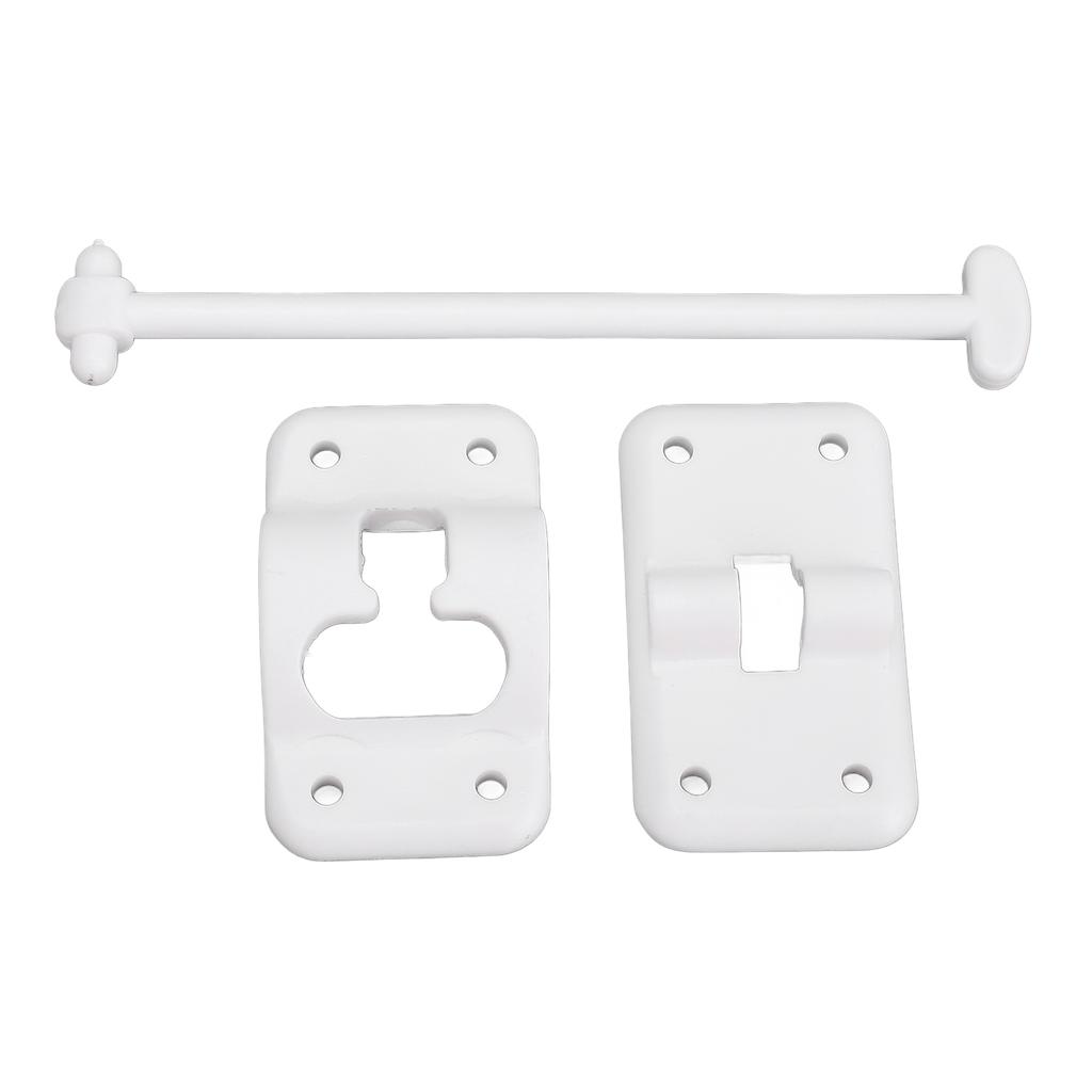 4 Zestawy 6-calowe Uchwyt-Zatrzask Drzwiowy w Kształcie T Zaczep Zamykający Stoper z Podkładkami i Śrubami Montażowymi dla