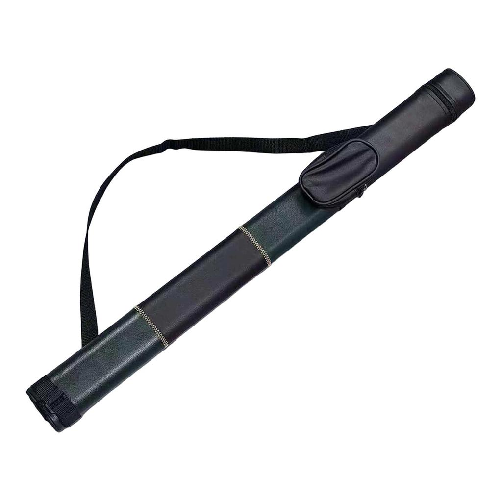 Pool Cue Case Adjustable Shoulder Strap Portable Container Carrying Bag Billiard Cue Sticks Case for Women Men 1/2 Snooker Club