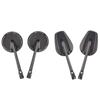 1 Pair Motorcycle Rear View Mirror, Aluminum Alloy Shell High-definition Glass Mirror, M8 M10