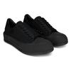 Alexander McQueen Deck Skate Plimsoll Lace Up Triple Black 654594W4MV71000