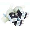 Electric Solenoid Valve Plastic Normally Closed 1 In 3 Out for Household Appliances G34 DC12V