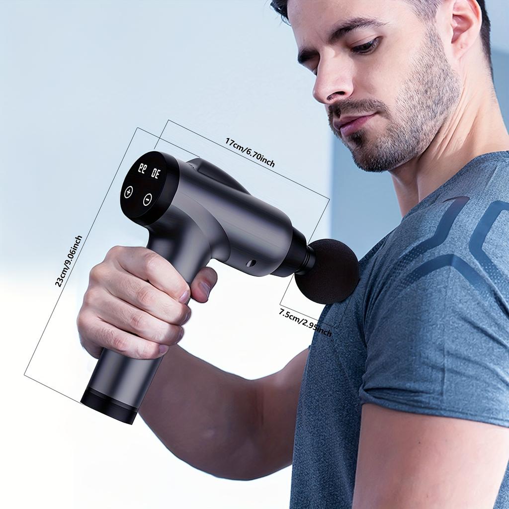 Massage Gun for Full Body and Back Arm Massage Deep Tissue Massage Gun Handheld Electric Muscle Massager for Sports and Fitness Gifts for Parents
