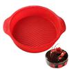 10" Silicone Round Cake Mold Pan Muffin Bread Pizza Pastry Bakeware Tray Mould
