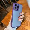 Luxury Ultra -Thin Matte Lens Protection Phone Case For Iphone 14 13 12 11 Pro Max Xr Xs Max 14plus Soft Shockproof Bumper Cover