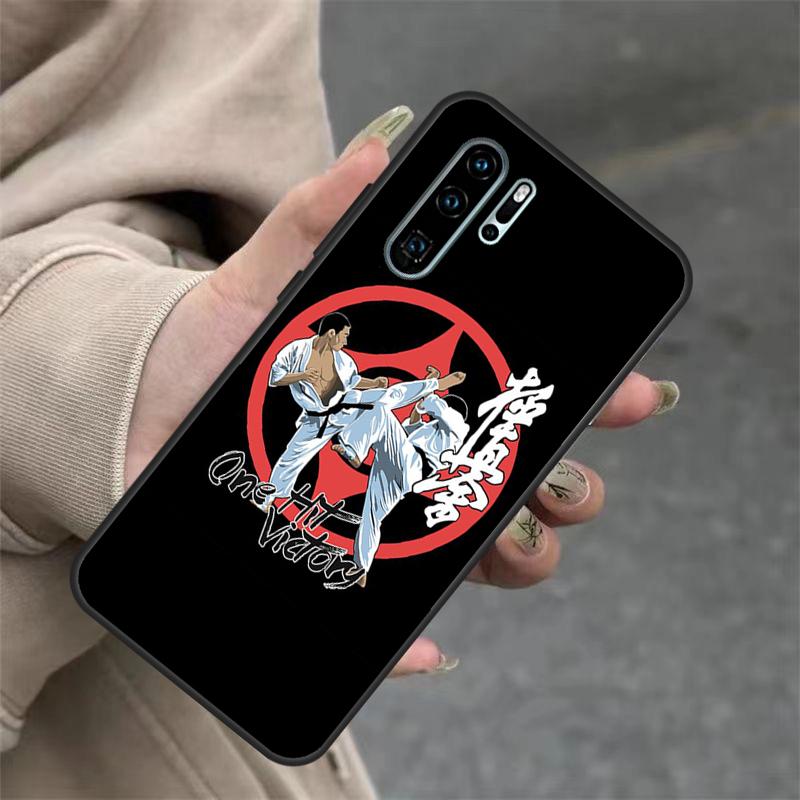 Oyama Kyokushin Karate Case For Huawei P40 Lite P20 P30 Nova 11 Pro 9 10 SE 3i 7i 11i 5T Y60 Y61 Y70 Y90 Y91 Cover