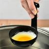 Ear-hanging poached egg cooker Household stainless steel boiled egg artifact Breakfast egg soup separation Steamed egg spoon