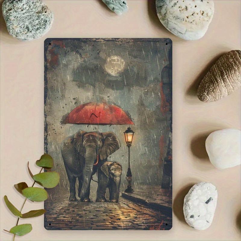 

D Flat A VintageStyle Metal Wall Sign Featuring a Motivational Quote Measuring X Inches (XCm) This Rustic Iron Ar 20x30cm（7.8x11.8inch）
