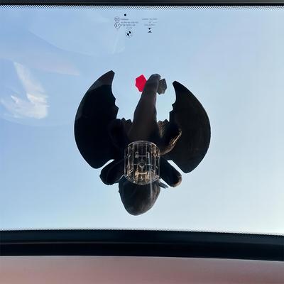 Accessoire de voiture à faire soi-même, décoration de base de poupée, dragon, casque de poupée, voiture, moto, toit ouvrant, décoration de voiture, dragon, décoration intérieure