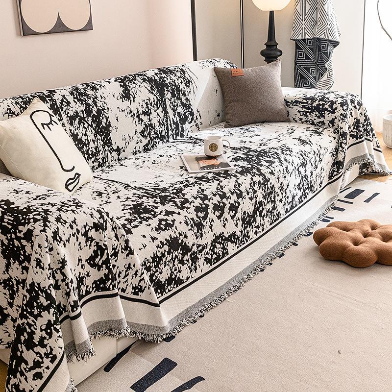 Chenille Non-slip Sofa Cover, High-end Retro Sofa Cover Cloth, Universal Dust-proof Sofa Cover for All Seasons