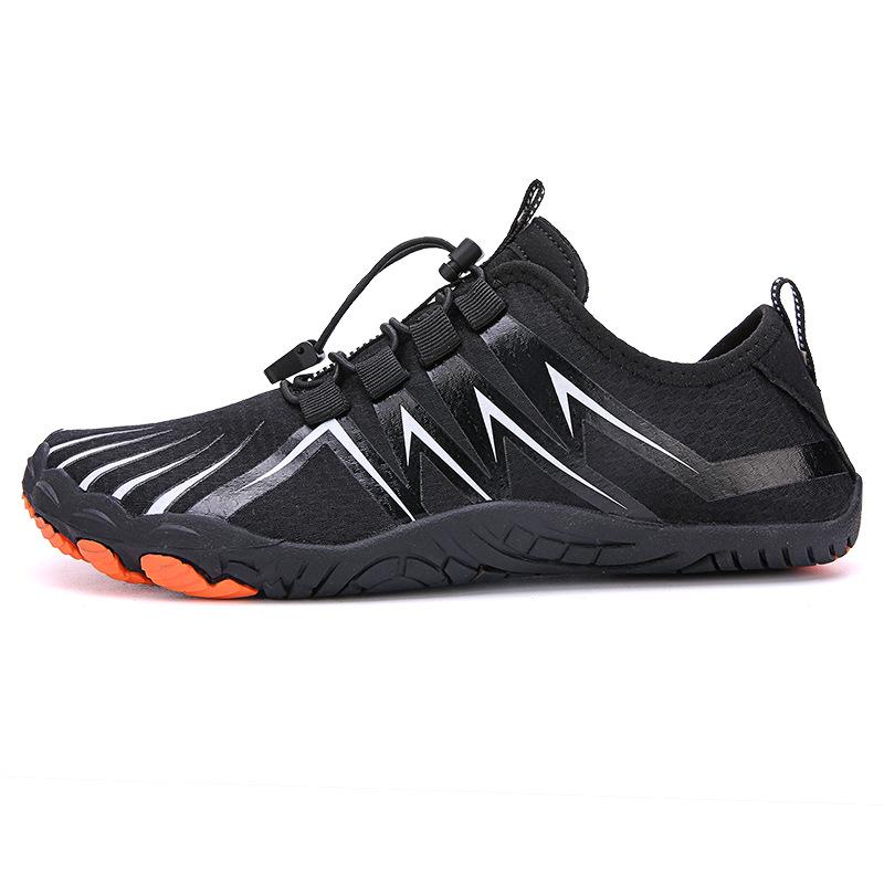 

2024 New Outdoor Hiking Hiking Shoes Casual Wading Creek Tracking Shoes Couple Seaside Beach Swimming Shoes 35 чёрный