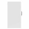 Kitchen Wall Cabinet with Glass Doors, Squid, White