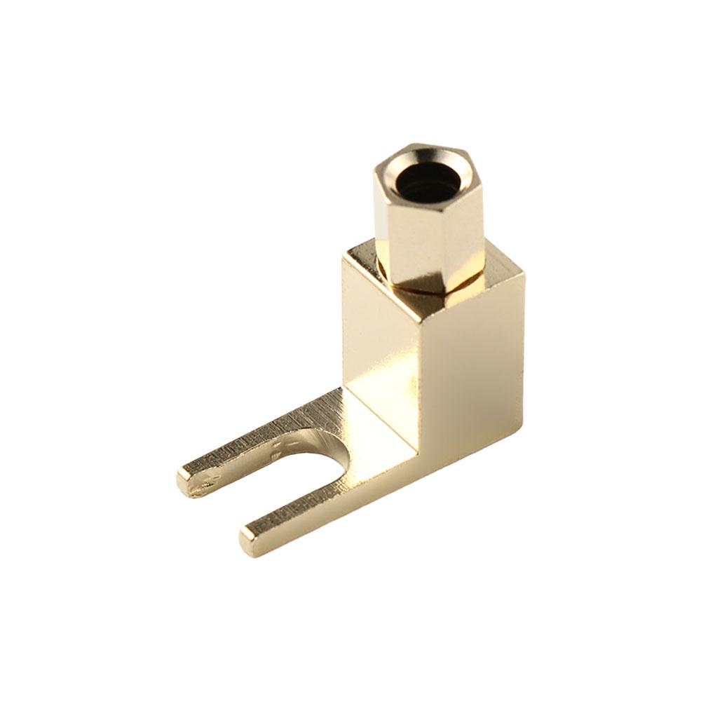 Bananenstecker Adapterstecker U-Kabelschuhstecker Stecker Banane zu Kabelschuh Adapter Kabelschuhstecker