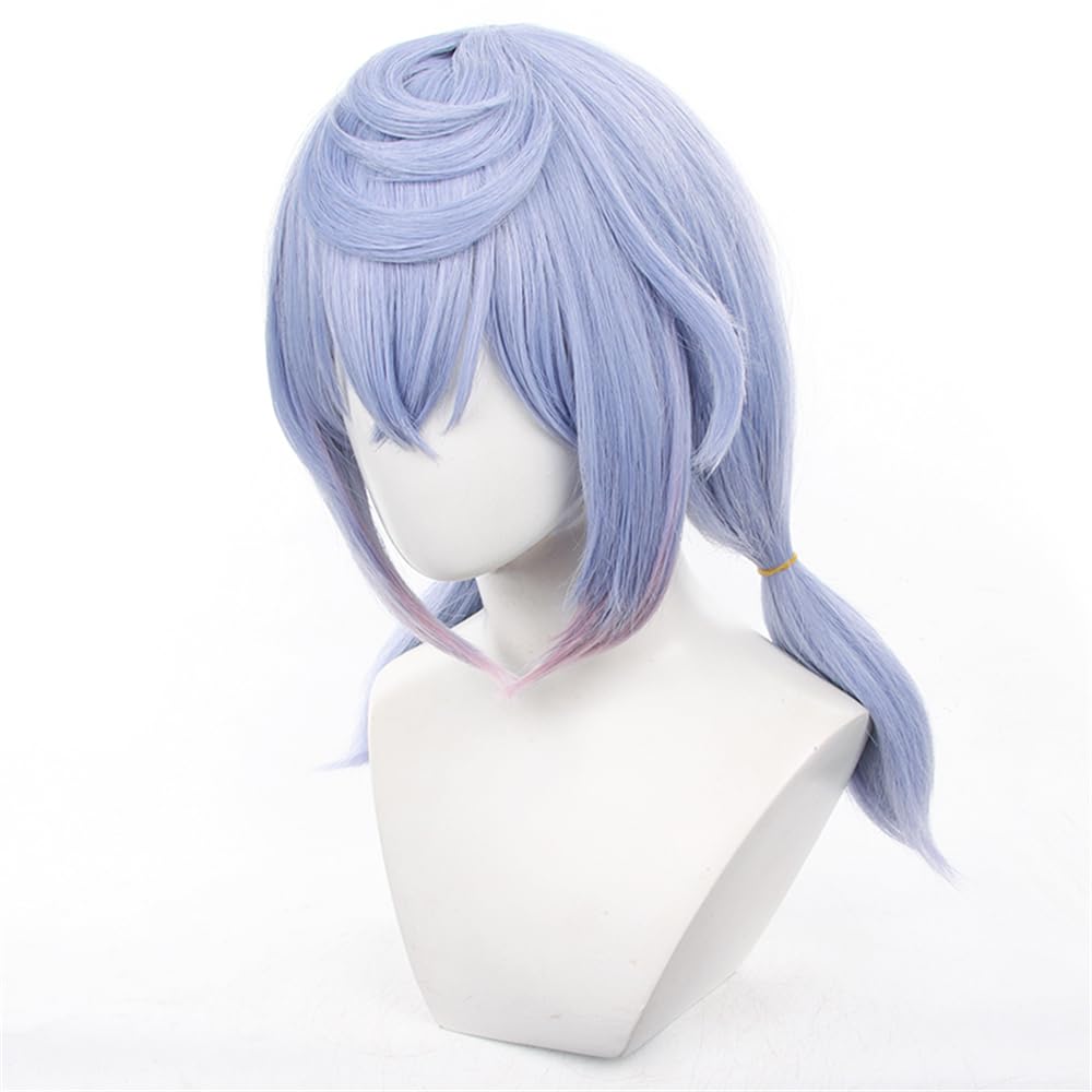 Genshin Impact Sigwyn Wig, Heat-Resistant, Cosplay Wig with Net, Perfect for Events, School Festivals, Cultural Festivals, and Photo Shoots,