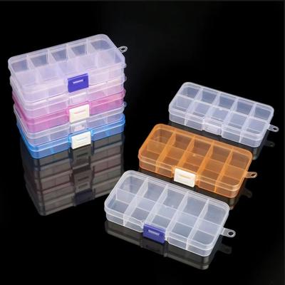1/2/3Pcs Plastic Jewelry Box Storage Case Craft Jewelry Organizer Beads Diy Jewelry Making Joyero Organizador