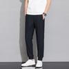 Pantaloni Estivi Taglia Grande in Seta Ghiaccio Pantaloni Casual da Uomo Asciugatura Rapida Traspiranti Pantaloni in Seta Ghiaccio
