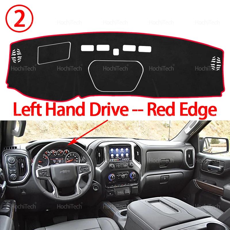 Dashboard Cover Protective Pad for Chevrolet Silverado GMC Sierra HD 1500 2500 3500 - Dash Board Sunshade Anto-UV Carpet