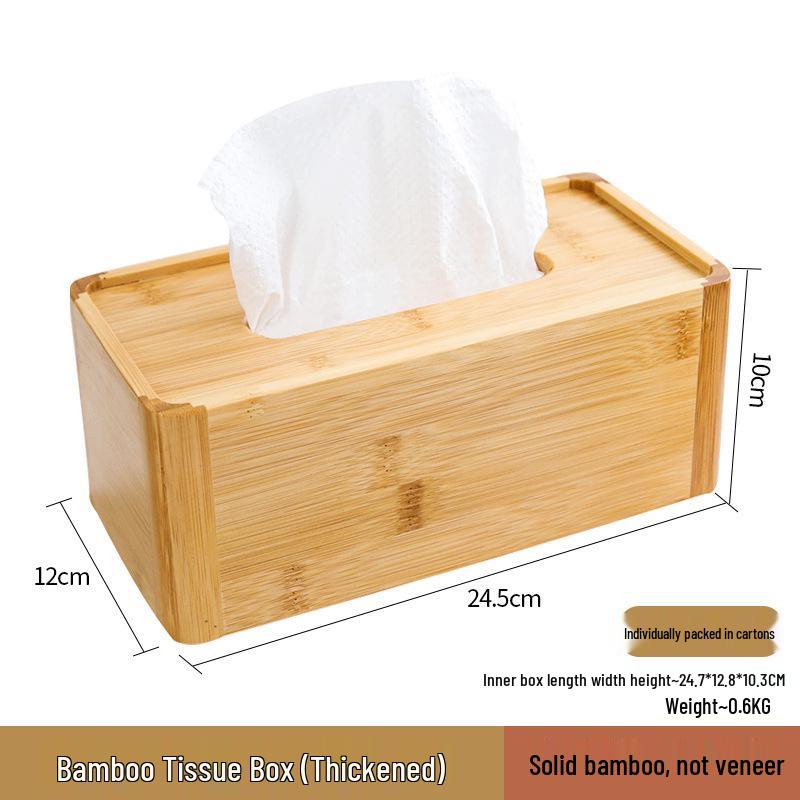 Organisateur de bureau en bambou et bois avec tiroirs pour téléphones, cosmétiques et télécommandes