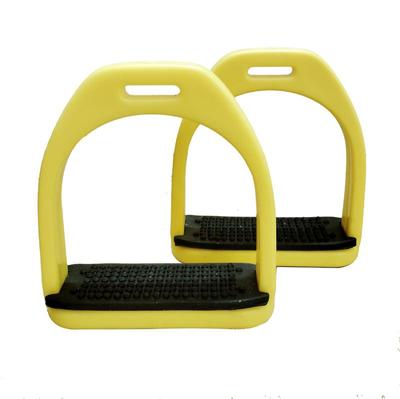 Galben plastic polimer compozit etrieri de cal ușoare covoraș de cauciuc negru