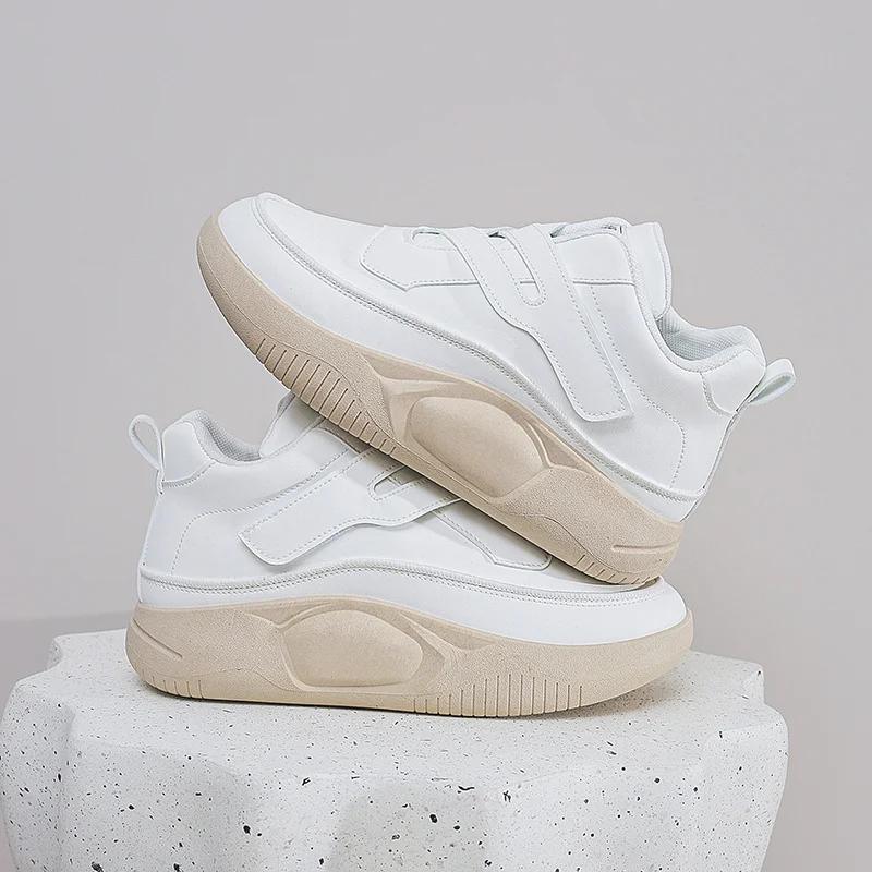 PU Leather Tied Women Sneakers Size 36 Oxford Heels 33 Shoes White Sneakers Platform Sport High End Pas Cher Tenisky