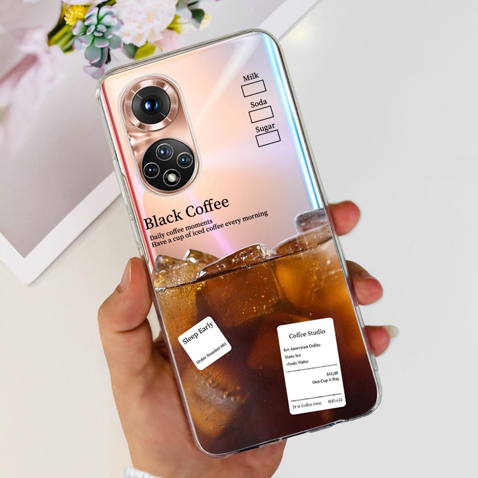 For Huawei Honor 50 Case NTH-AN00 New Fashion Painted Cover Soft Silicone Phone Case For Honor 50 Lite Honor50 Pro Fundas Bumper