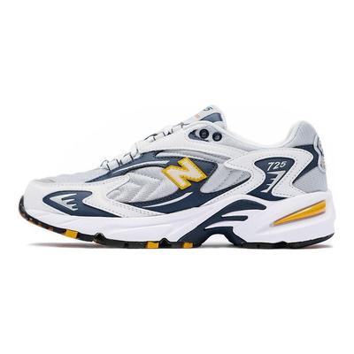 Nb 725 Retro Stoff Low Top Casual Laufschuhe Unisex Sneaker Weiß Blau ML725A
