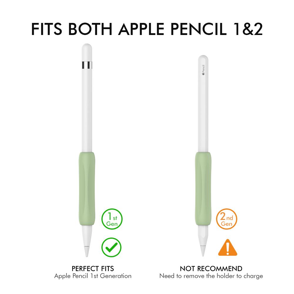 AHASTYLE PT113-1 Silicone Case for Apple Pencil (2nd Generation) / Pencil (1st Generation) Grip Sleeve Stylus Protective Cover