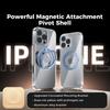 ABEEL Q-LUCK Для iPhone 16 Pro Max Магнітний Чохол Обертовий Підставка Ударостійкий ТПУ + ПК Задня Кришка Телефона