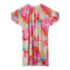Dimanaf 2025 Summer Plus Size Dress Floral Women Casual Vintage Dress Basic Printing Long Beach Elegant Loose Dress