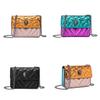Fashion Color Blocked Eagle Head Decoration Women Casual Shoulder Chain Bag For Daily Use