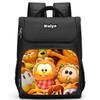 Schulrucksack mit mehreren Fächern, Große Cartoon Garfield Schultaschen für Jungen, Strapazierfähiger Kinderrucksack für Alter 6-10