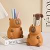 Ornament Capybara Pencil Storage Box Interesting Capybara Stationery Organizer  Makeup Brush