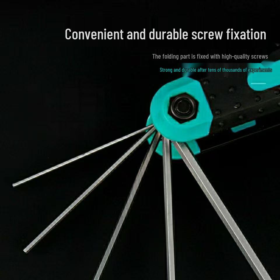 Foldable Hex and Torx Wrench Set, Chrome Vanadium Steel