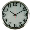 Metal Stainless Steel Silent Wall Clock, Creative and Fashionable Living Room Aluminum Wall Clock
