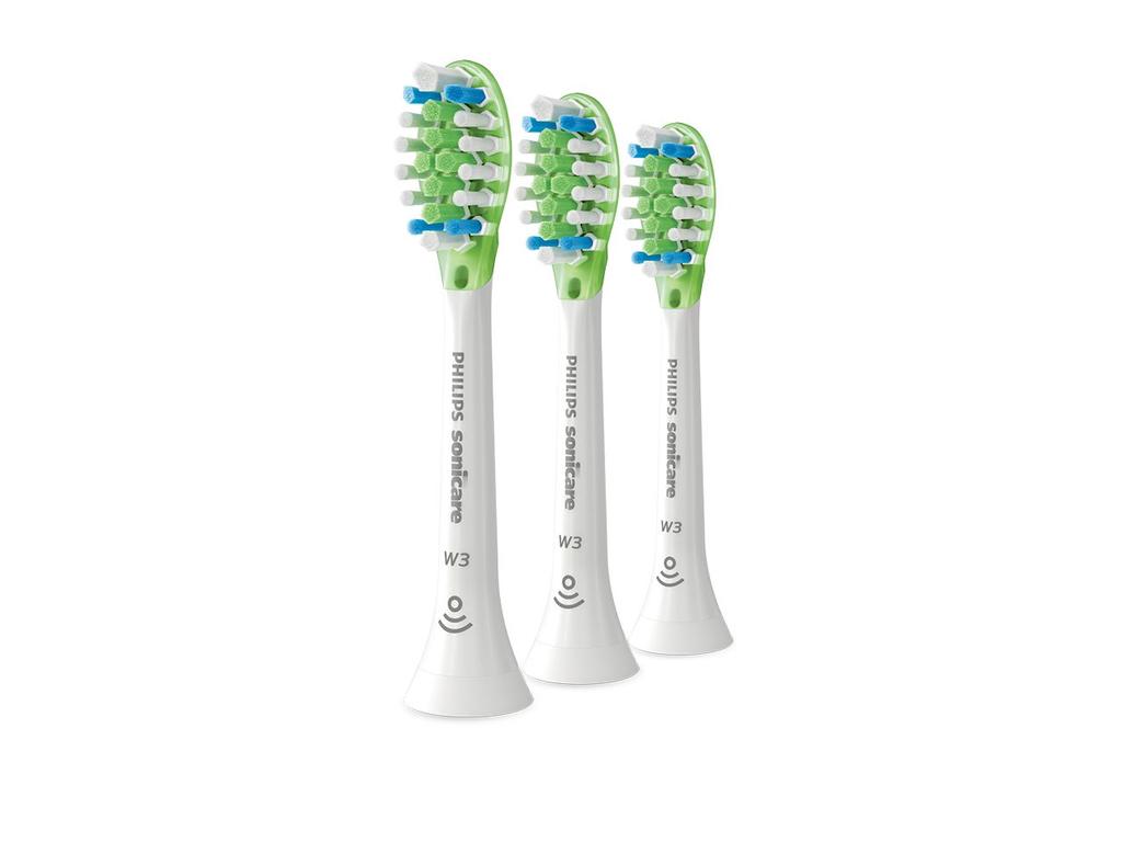 Philips Sonicare Premium White Replacement Brush Regular Pack of 3 (Genuine) Heads, Size, White, (HX9063/11)