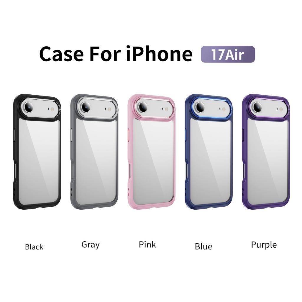 New High-transparent Mobile Phone Case for IPhone13pro Two-in-one Transparent Shell 2.0mm Thick Mobile Phone Case for Apple 17