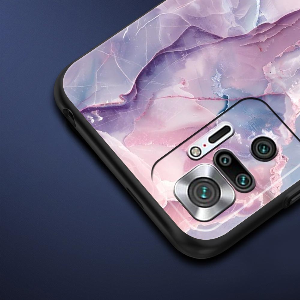 Marble Phone Case For Xiaomi Redmi Note 14 13 5G 10 11 12 Pro Plus 4G 14C 13C 12C 10C Black Cover