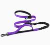Shock‑Absorbing Bungee Hands‑Free Dog Leash Waist Belt Adjustable Nylon Pet Lead For Jogging Running Walking Large Medium Dogs