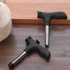 Rubber Hammer Coconut Opener Tools Wooden Handle Coconut Puncher Hand Hole Puncher  Fruit Opening