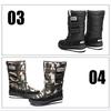 Men's Snow Boots Platform Mid-Calf Lined Waterproof Snow Boots Warm