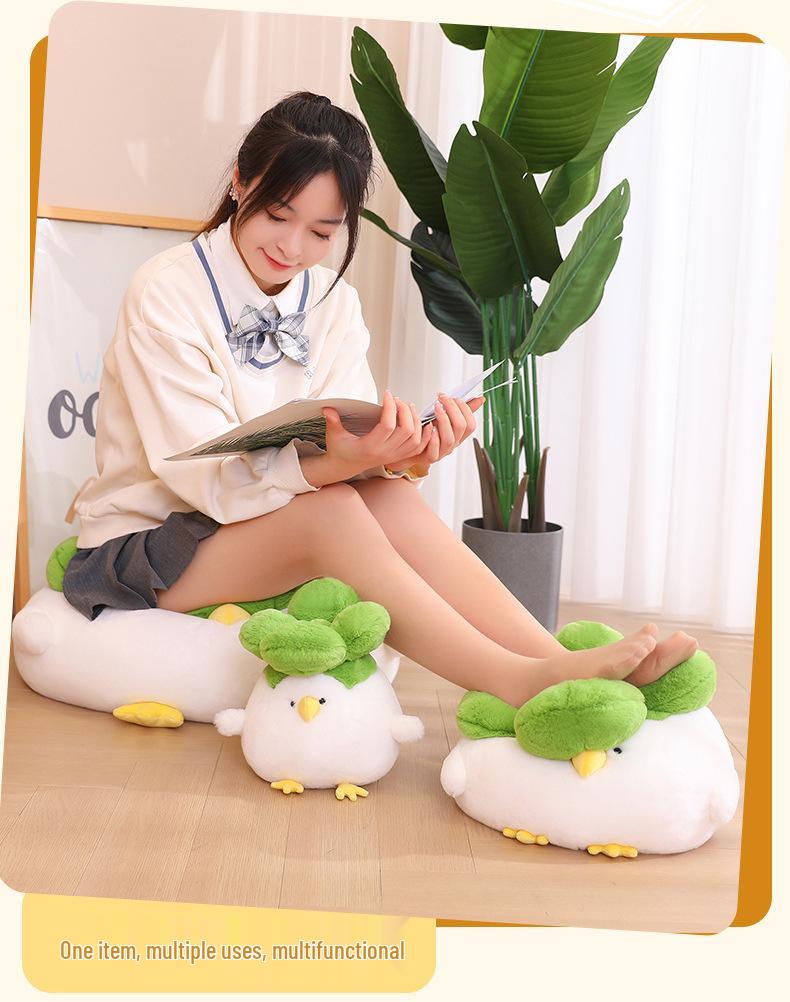 Little Rookie Plush Cabbage Chicken Doll – Cute Spicy Chicken Pillow for Men and Women, Perfect Birthday Gift