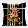 Painted Flower Patterns Throw Pillow Cover With Short Plush Print For Living Room Sofa Decoration Cushion Cover Pillow Covers