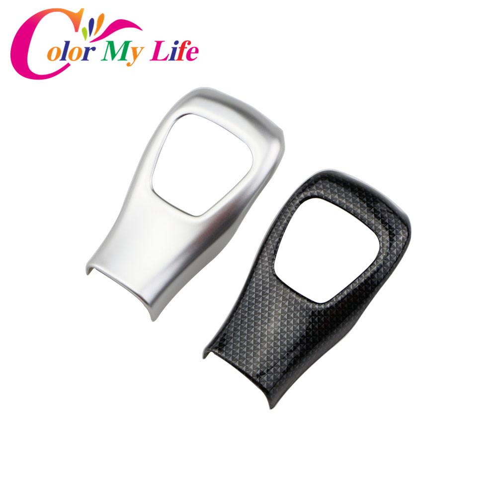 Color My Life Car Gear Shift Knob Protective Cover Head Knob Trim Sticker for Jeep Compass 2017- Renegade 2015-