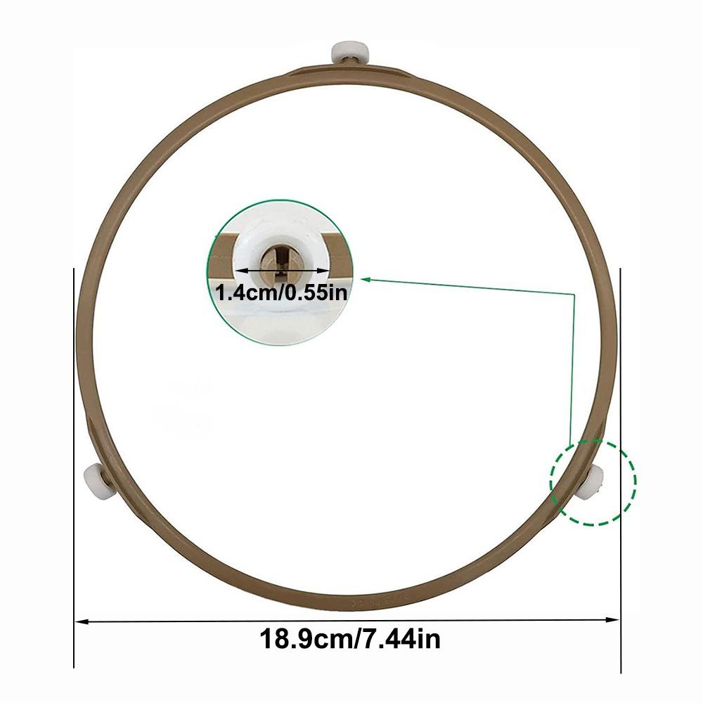 17.8CM/18.9CM/22CM Mikrowellenherd Rollenhalter Universal Drehbarer Ring Unterstützung