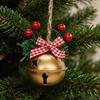 Christmas Decoration Christmas Tree Pendants Christmas Bells Twine Berry Accessories Christmas Tree Bow Bell Pendants