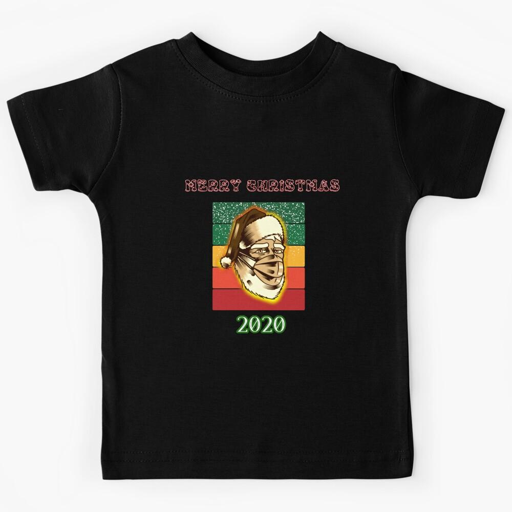 Offensive Christmas 2020 Santa Quarantine Kids T-Shirt 140