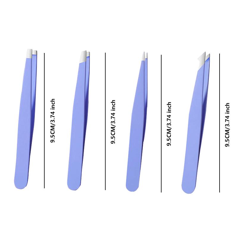 High-Quality Eyebrow Tweezer Positive Oblique Eyebrow Clipper Stainless Steel Tweezers Eyebrow Clipper Set Beauty Tools