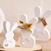 3D Heart Rabbit Silicone Mold DIY Easter Bunny Ornaments Crafts Making Aromath Soap Plaster Resin Casting Molds Home Dec Supplie