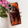 Clear Casing For Vivo V2440 Cover For Vivo V50 Lite 5G Case Cute Cat Fashion Butterfly 2D Painted Soft TPU