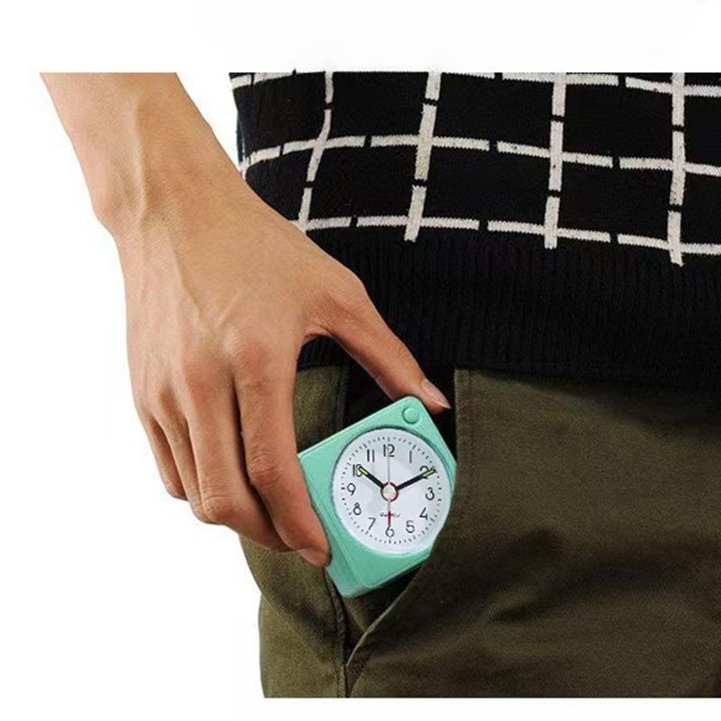 Travel Student Mini Alarm Clock Bedside Alarm Clock Mute Clock Personalized Clock Pocket Clock